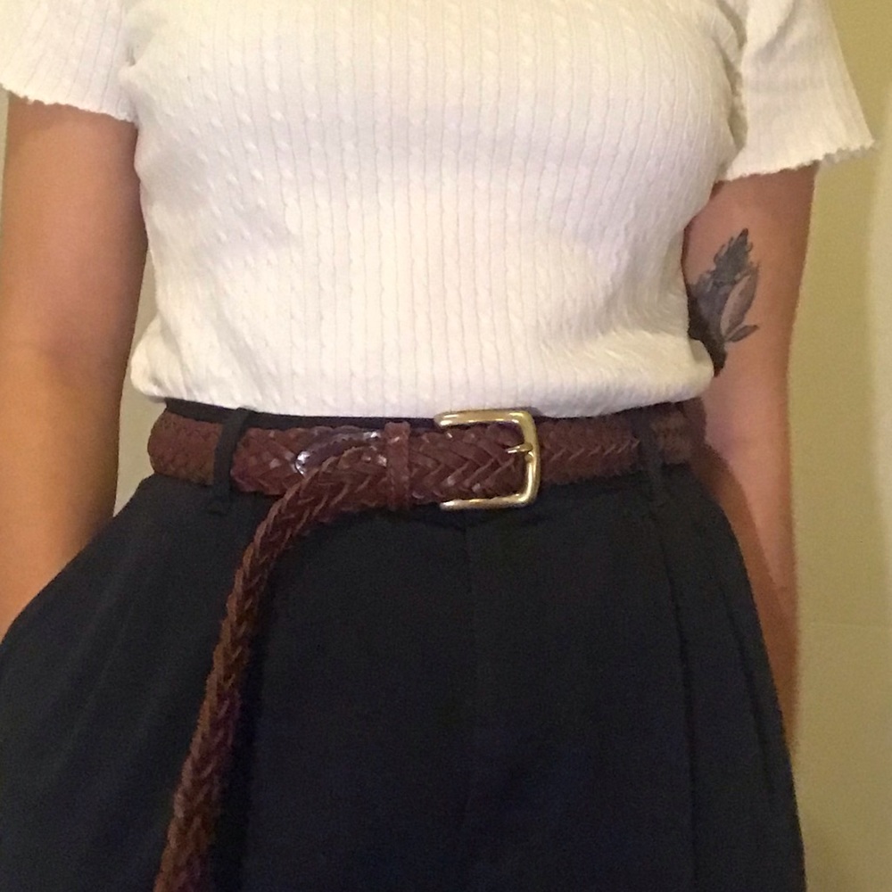 Vintage braided belt
